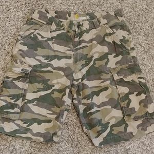 Men's Carhartt Cargo Camo shorts